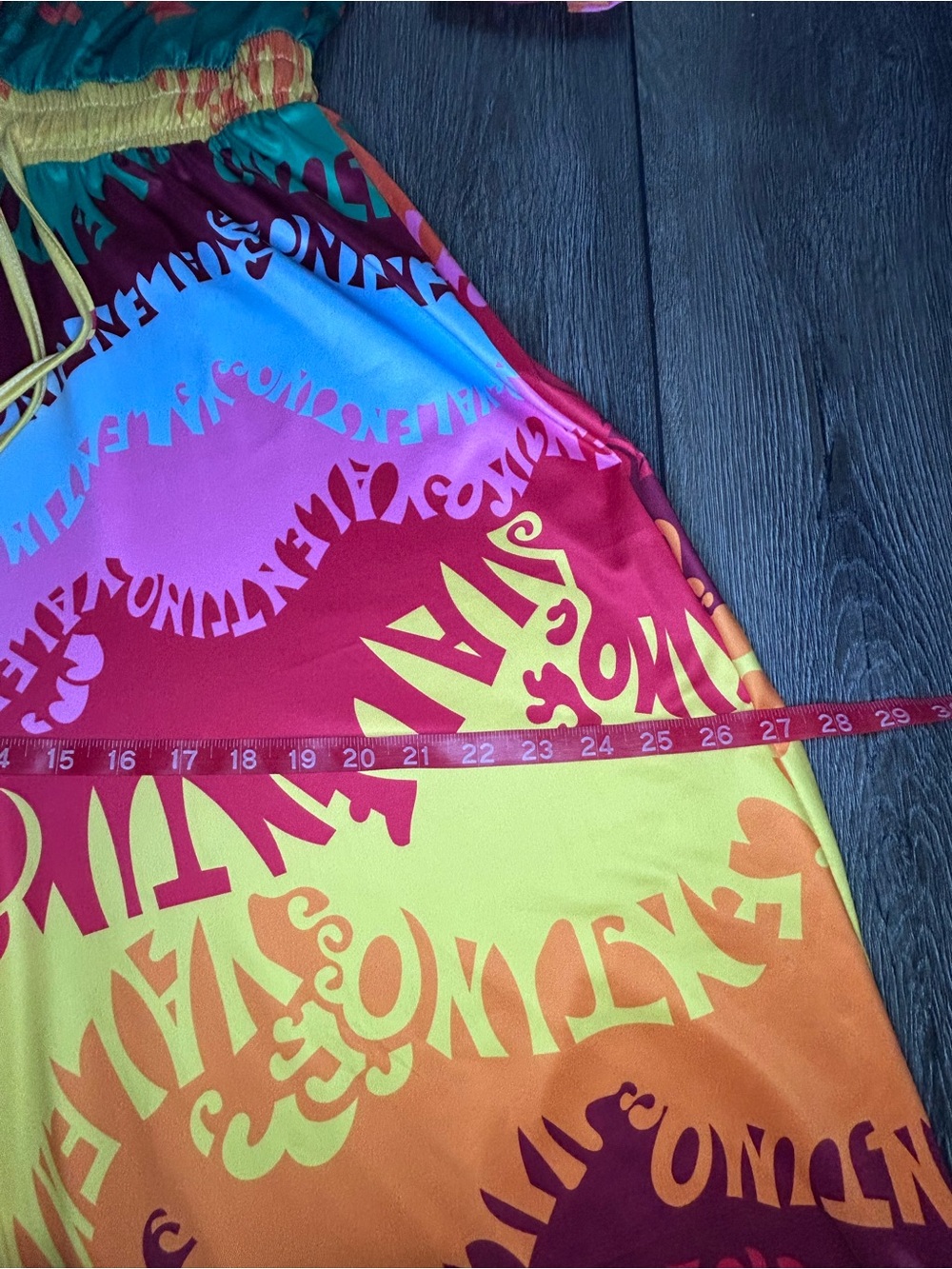 NWOT Tropical Resort Palazzo Jumpsuit Colorful Cruise Vacation Statement Outfit - Picture 10 of 16